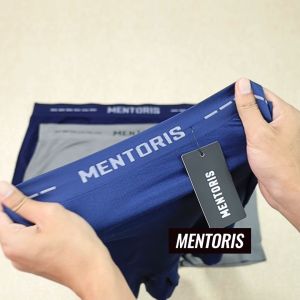 MENTORIS - COMBO 3 Quần Lót Nam Boxer MBX04 Không Đường May Cạp Chun Siêu Co Giãn Chắc Chắn Kháng Khuẩn Và Thấm Hút Nhanh