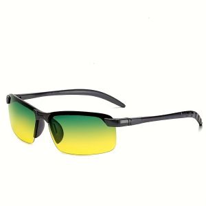Advanced Green Style Glasses with Durable PC Frame and Lenses Look Good Durable and Fashionable New Glasses