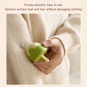 Biblio【Ready in Stock】 Mini Portable Sticky Roller Fur Lint Hair For Clothes Reusable Dust Lint Remover Tool 1Pc