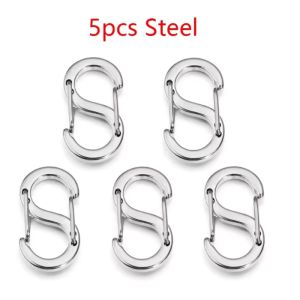 2-5pcs Stainless Steel Chic Letter S Buckle Gold Plated Lobster Clasps Hooks Connectors Necklace for DIY Jewelry Making Supplies