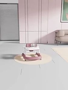 รถหัดเดินเด็ก 6-12 เดือน รถหัดเดิน รถหัดเดินวงกลม รถกลมหัดเดิน รถวงกลมเด็ก รถนั่งเด็กเล็ก บาฮิ เพลง ไฟ มิตร แบบดำ