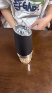 【USB charging】Gravity Electric Salt and Pepper Grinder Battery Operated Stainless Steel Salt&Pepper