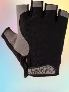 Breathable Half Finger Sports Wrist Brace Support Gloves for Gym Fitness Training Workout Weightlifting Wrist Protection