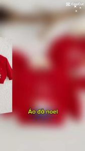áo dài tay thu đông cho bé trai bé gái sắc đỏ áo noel cho bé áo nỉ dài tay cho bé đi chơi noel chơi tết