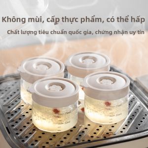 Food-grade Heat-resistant Glass Steaming Jar