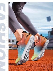 Athletic Track Shoes Carbon Plate Nails Womens Special Sports Uniform Short Running Exam Physical Education Three Jump Competition