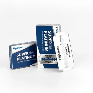 เครื่องโกนหนวดใบมีดโกนเก่าหัวใบมีดเปลี่ยนสแตนเลสพกพาที่โกนอุปกรณ์ช่างตัดผม