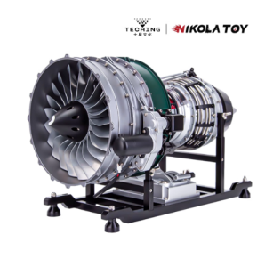 NIKOLATOY | Alloy Aircraft Turbofan Engine Model Assembled and Operable