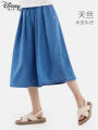 Disney | Summer Light Wide-leg Tencel Jeans Shorts for Children. 