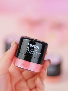FOMIX light transparent soft color blush mushroom head lazy air cushion blush highlight repair capacity one soft mist rouge powder