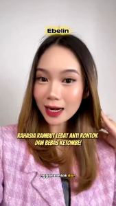 Ebelin Shampo Ginseng Menutrisi Rambut Menguatkan Akar Dan Mencegah rontok 400ml Bpom