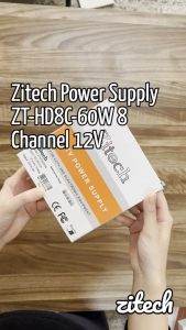 Zitech Power supply 8 Channel ZT-HD8C-60W 12V CCTV Power Supply