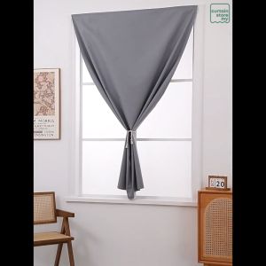 100% Blackout Curtain Waterproof Curtain Window Magic Tape Curtain Home Decoration Thermal Insulated 简易自粘全遮光窗帘布