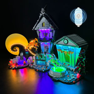 Bộ Đèn LED LYBMTWF Dành Cho Bộ Lắp Ráp Lego 21351 Nightmare Before Christmas - Không Bao Gồm Các Viên Gạch Mô Hình Tương Thích