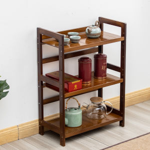 MUBENZHI | Multi-layer Floor Storage Rack for Tea and Utensils