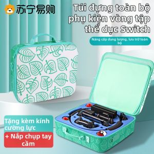 Doublepow | Túi Đựng Đồ Chơi Thể Thao Switch Animal Forest Túi Đeo Chéo Dung Tích Lớn Túi Đựng Phụ Kiện Trò Chơi Nintendo Switch Túi Đựng Toàn Bộ