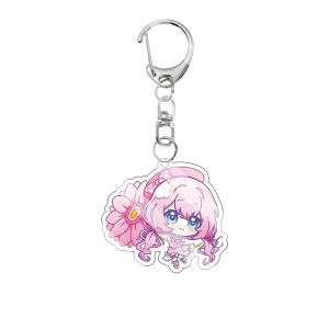 Bandai | Móc Khóa Acrylic Phiên Bản Q Hình Hoa Hướng Dương Vocaloid Hatsune Miku Kagamine Rin Len Megurine Anime Mặt Dây Treo Túi Chủ Đề Mùa Xuân Đồng Quê Dành Cho Fan.