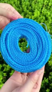 TALI JEMURAN PAKAIAN 5 METER SUPER PRAKTIS GANTUNGAN BAJU CLOTHES LINE + HOOK