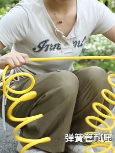 11mm Spring hose Retractable Coil Flexible Garden Water Hose Car Cleaning Spring Pipe EVA Hose Watering Telescopic Tube