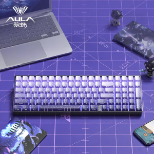 AULA | Wireless Bluetooth Triple Mode 99 Key Mechanical Keyboard