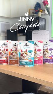 Jinny จินนี่ คอมพลีท อาหารเปียก 70กรัม บรรจุ12 ซอง (เลือกรสชาติด้านใน)