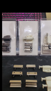 Magnetic Glass Cabinet Door Hinge 6mm Glass Push Catch Latch Magnetic Hinge Option: Single/Double Door White/Black Magnetic hinge for glass doors