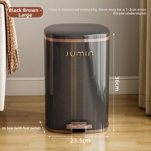 LIWAN | Lidded Pedal Trash Can