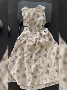 DANTING | Vintage Style Sleeveless Long Dress