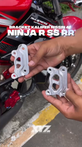 XYZ BRACKET KALIPER NISSIN 4P DISC 300 PNP KAWASAKI NINJA RR R SS FULL CNC