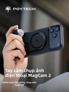 PGYTECH | Tay Cầm Chụp Ảnh Có Đèn Điều Khiển Bluetooth Sạc Không Dây