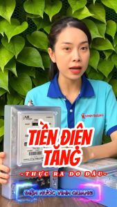 Công Tơ - Điện Kế Đo điện 3 pha 4 đây Điện Tử