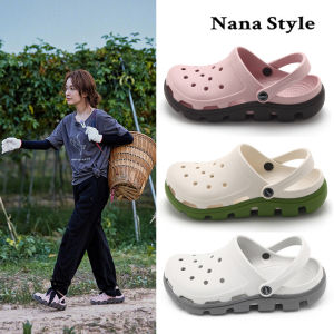Looking Forward to the Same Life Hole Shoes Female Ouyang Nana Zhang Zifeng Non Slip Platform Beach Shoes Slippers Outwear Summer