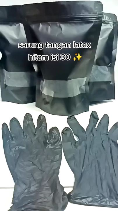 Sarung Tangan Latex Nitril Isi 30 Pcs Protection Plus Disposable
