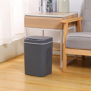 MORETHAN1 Automatic Inductive Trash Can Smart Waterproof Touchless Motion Sensor Waste Bin Kitchen Home Office Bedroom