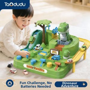 TAODUDU | Educational Dinosaur Track Train Adventure Toy for Boys and Girls 3-6 Years Old