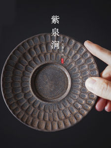 ZiQuanJian JOJOS L. PD. Gold-Plated Rough Ceramics Tea Set Whole Set Gongfu Tea Utensils Handmade Ceramic Vintage Style