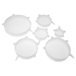 Silicone Food Wrap Lid for Bowls and Cookware Elastic Leakproof Food Cover Keep Food Fresh Kitchen Accessory