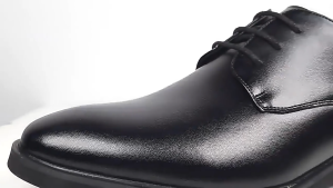 Mens Breathable Leather Shoes Black Soft Leather Soft Bottom Spring And Autumn Best Man Mens Business Formal Wear Casual Shoe