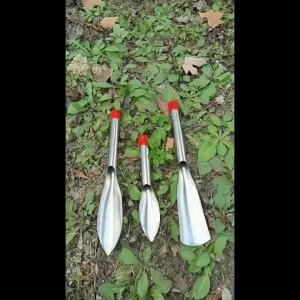 Stainless Steel Hand Shovel Leaf Spade for Gardening Weeding Digging Planting Transplanting Trowel Potting Soil Scoop Tool
