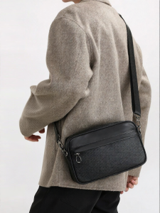 LUYIGUIZU | Genuine Leather Fashionable Mens Crossbody Bag