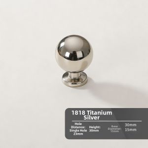 UCUBE | French Titanium Silver Elegant Drawer Handle