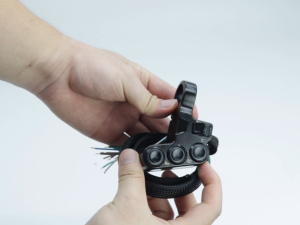 CNC motorcycle switch for controlling lights horn and other functions with waterproof feature