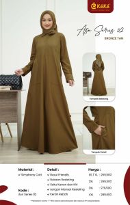 BAJU GAMIS ASN SERIES BRONZE BROWN