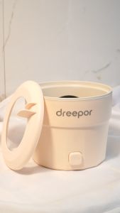 Dreepor2L Electric Cooker Mini Rice Cooker Small Multi Cooker Electric Heating Pot
