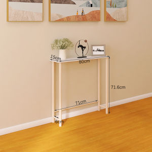 Narrow Wall-Facing Bookshelf Rear Organizer Shelf