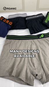 Organic Mens Cotton Classic Boxer Brief Set of 3 Random Colors Collection high quality breathable underwear adult boxer shorts for men orginal brand