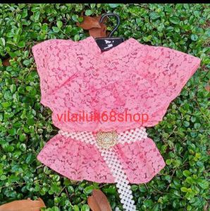 เสื้อลูกไม้พรี่เมี่ยม (ไม่คัน) เด็ก 2-10ขวบ