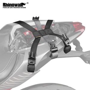 RHINOWALK | Hard Shell Motorcycle Rear Bag Easy Installation Straps