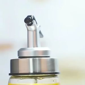 Tutup Botol Multifungsi Wine Kecap Madu Sirup Minyak Wine Spirit Liquor Bahan Rubber & Stainless Steel Flow Bottle Pourer