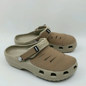 PROMO BIG SALE Sandal Crocs pria Leather Sandal Kodok Pria asili Yukon Crocs Sandal Slip On Pria
